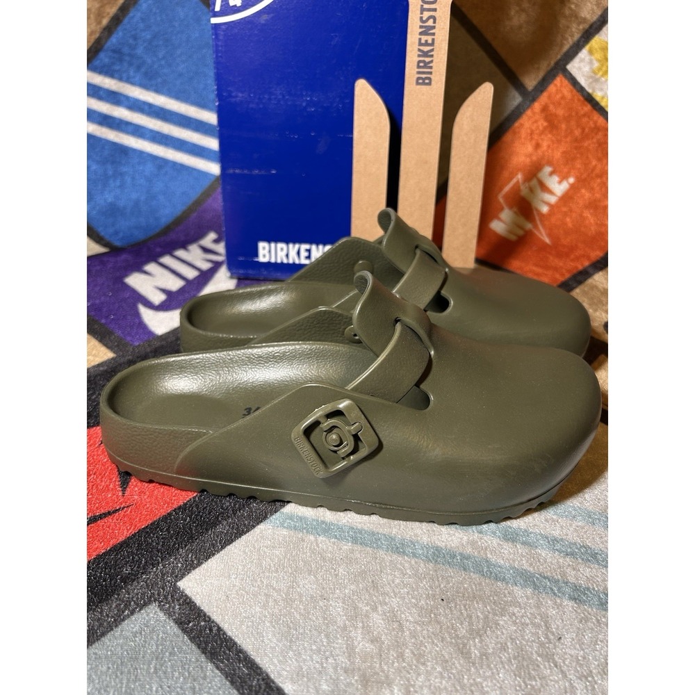Birkenstock Boston Eva Khaki Size 36 / US L 5.0 M 3.0 - Picture 5 of 7